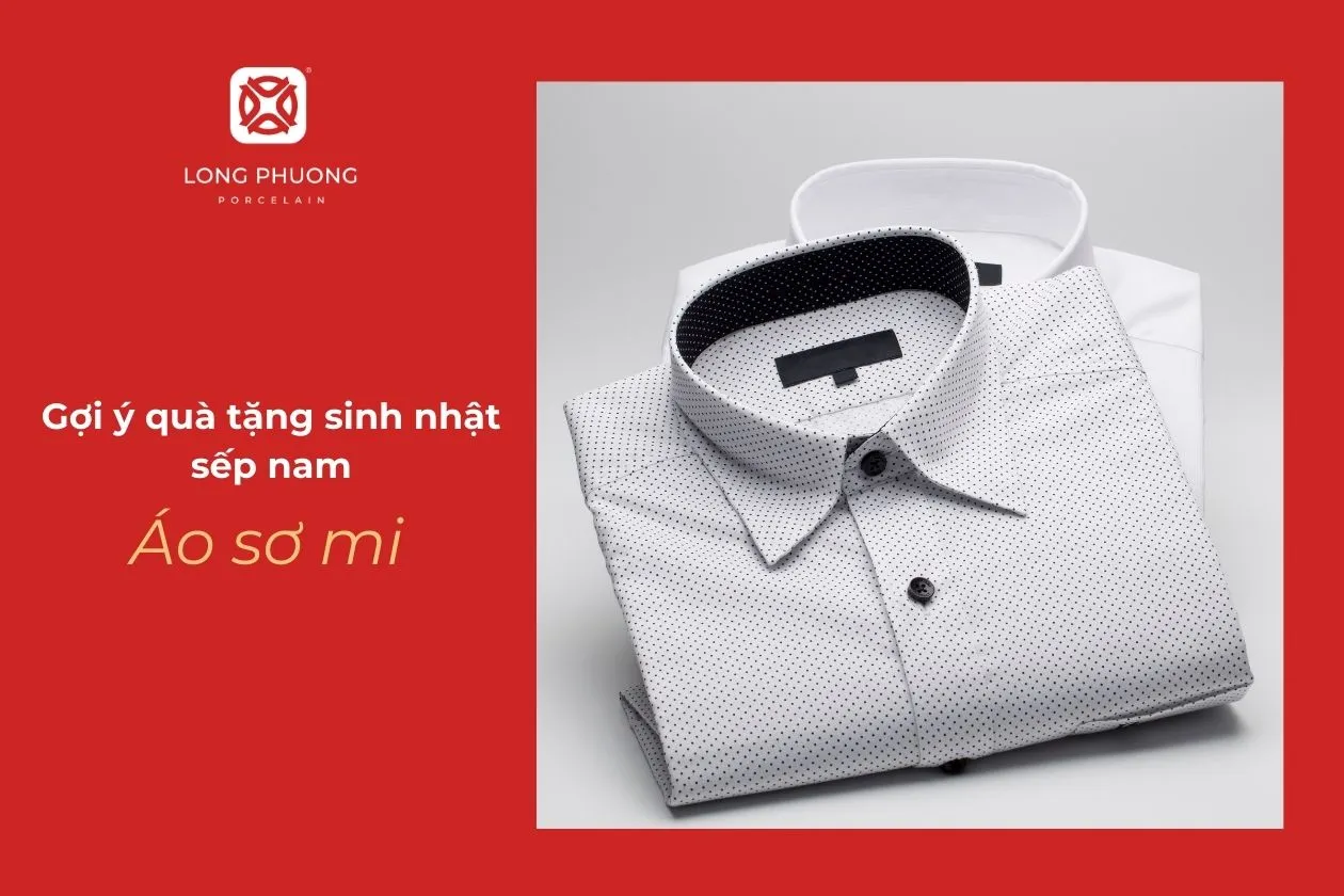 áo sơ mi tặng sếp nam