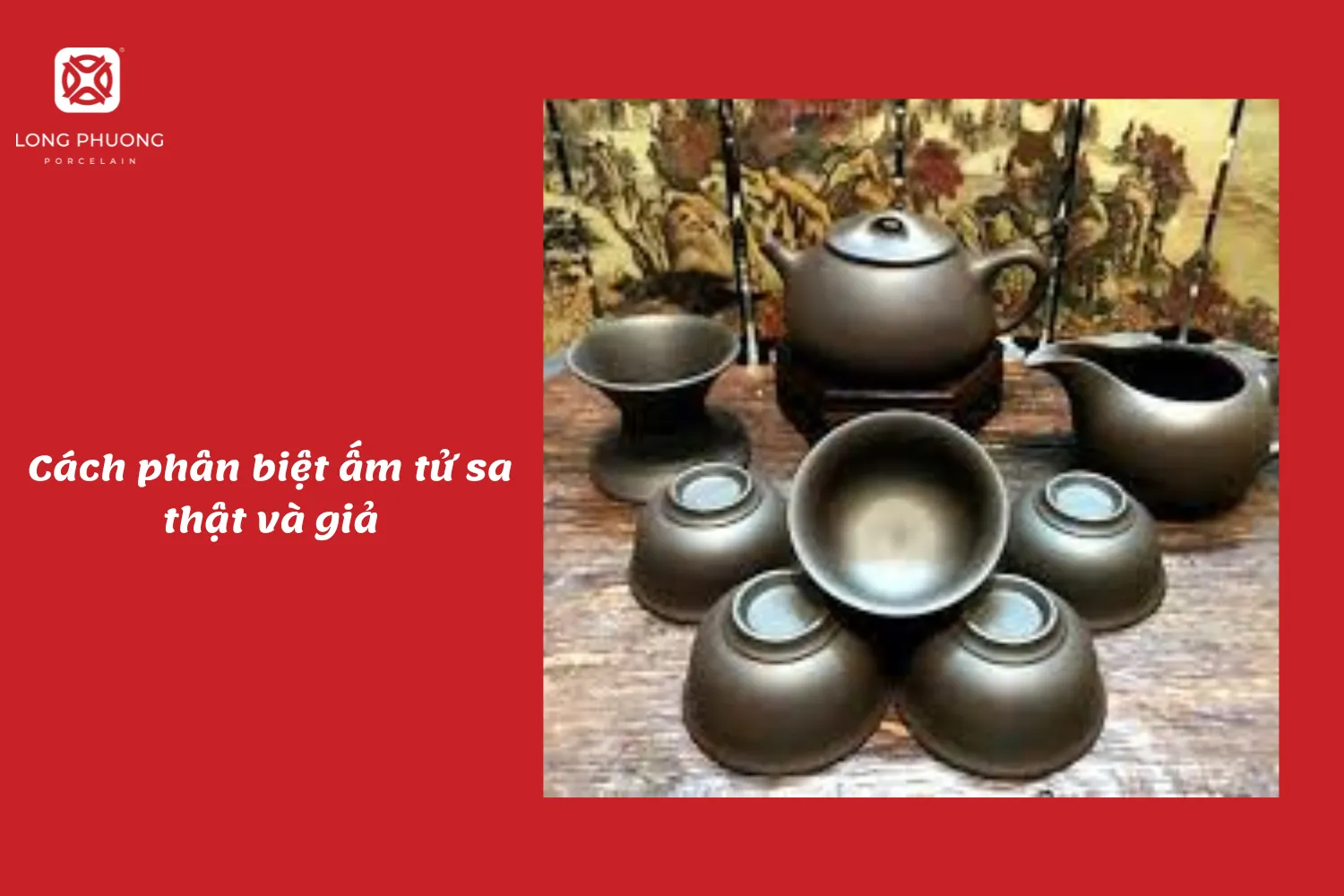 phân biệt ấm tử sa thật - giả