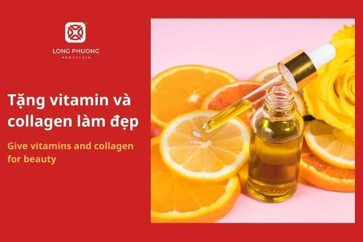 Tặng vitamin và collagen làm đẹp