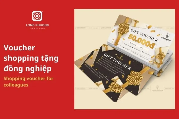 Voucher shopping tặng đồng nghiệp