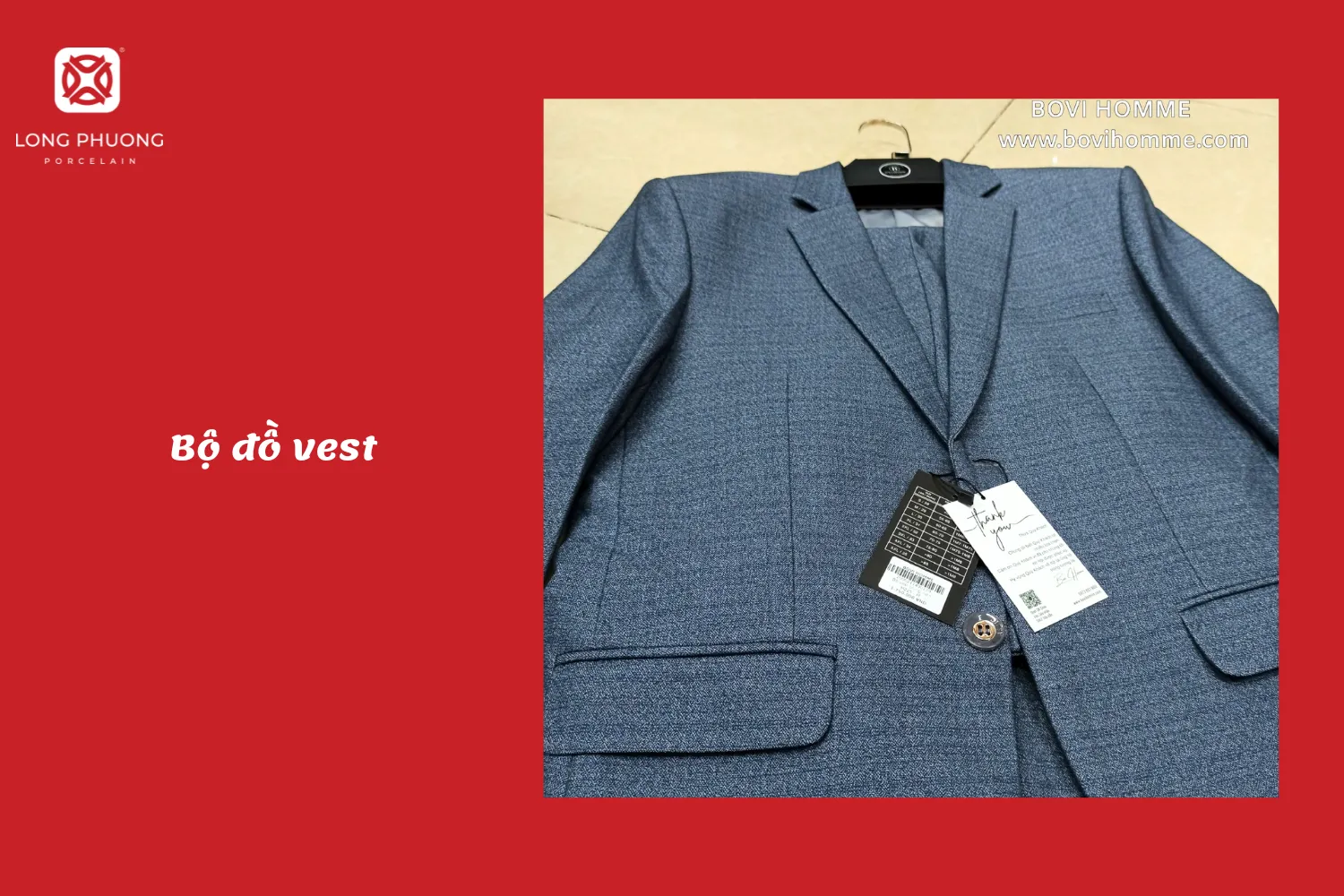 tặng bố áo vest