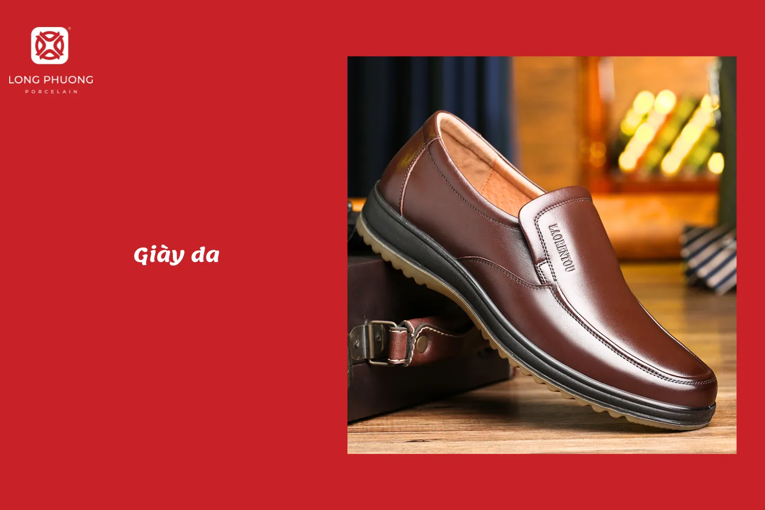 tặng sinh nhật ba giày da sang trọng