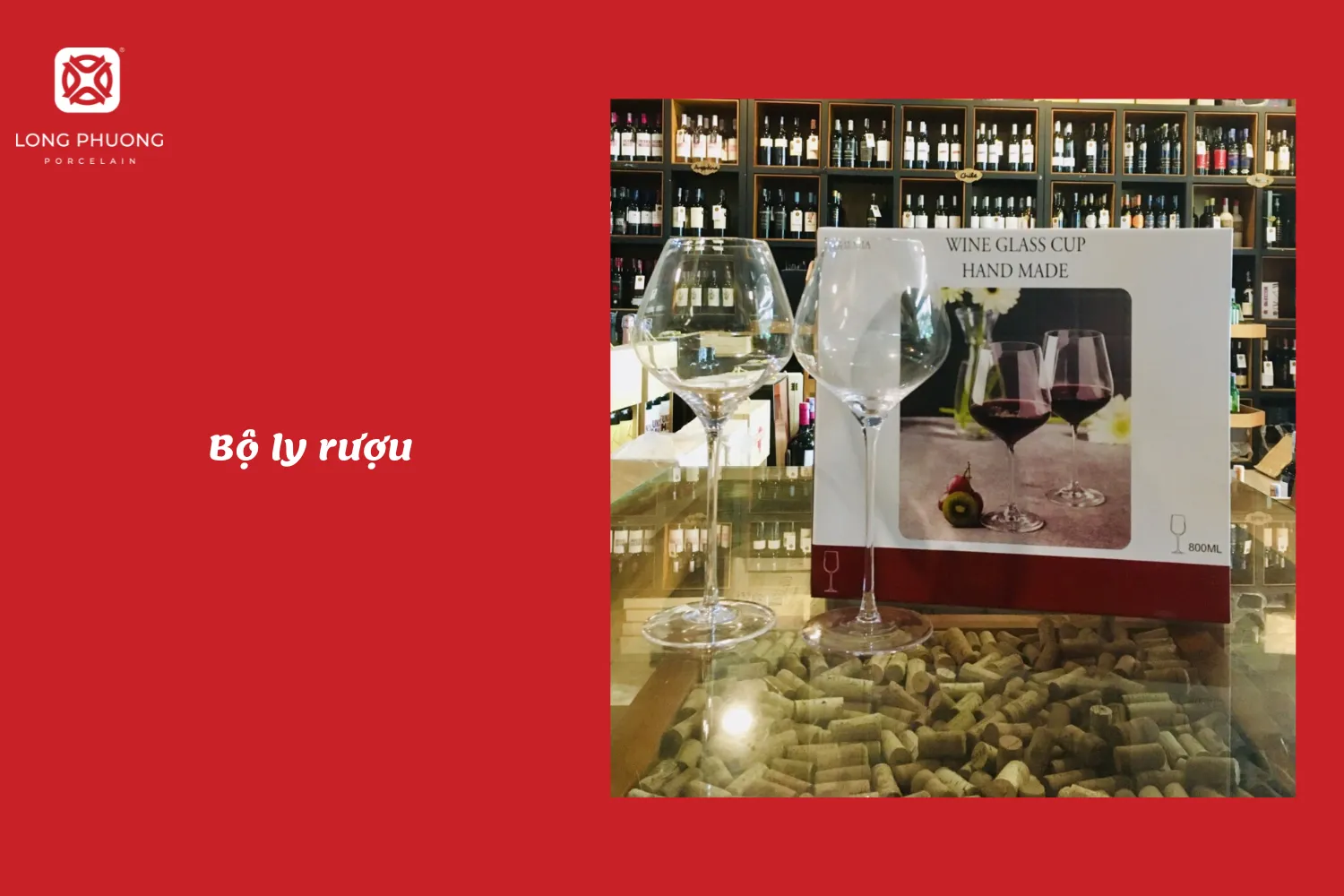 bộ ly rượu tặng sinh nhật bố