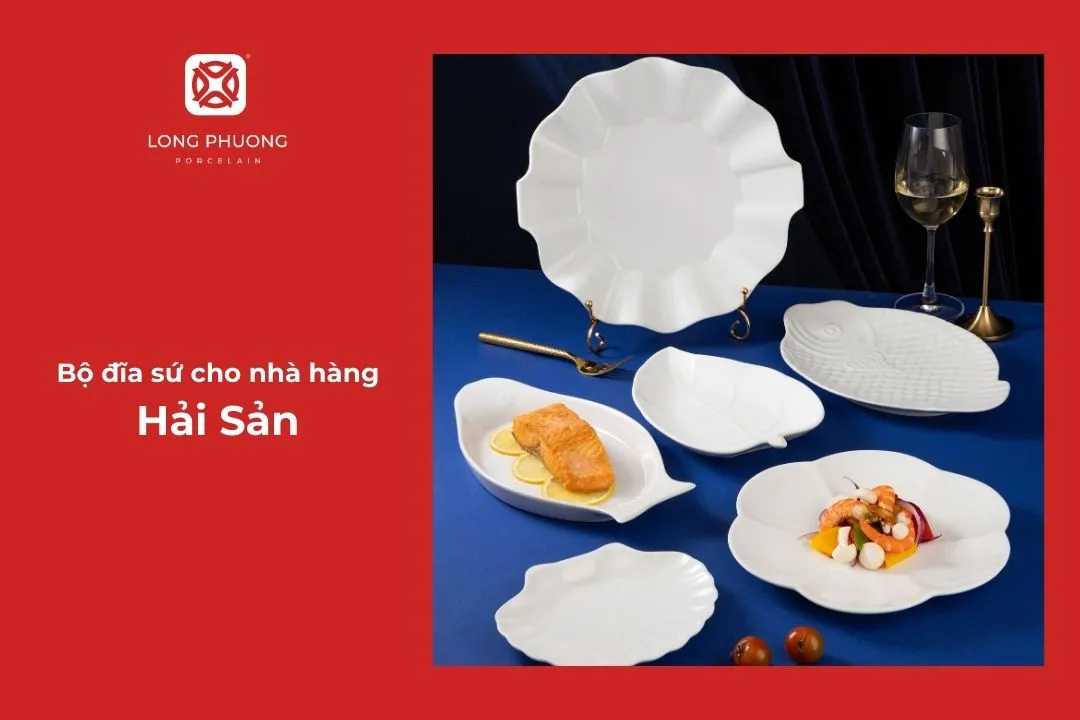 bát đĩa cho nhà hàng hải sản