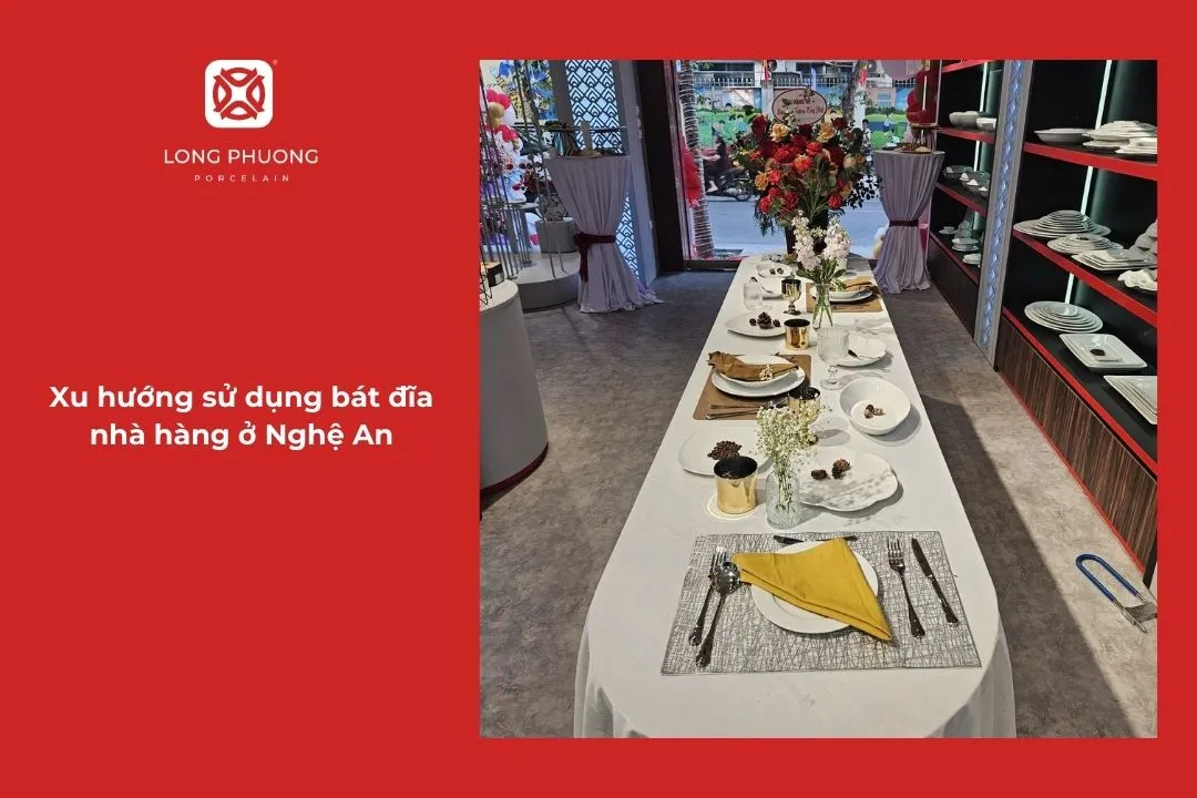 xu hướng sử dụng bát đĩa nhà hàng ở nghệ an