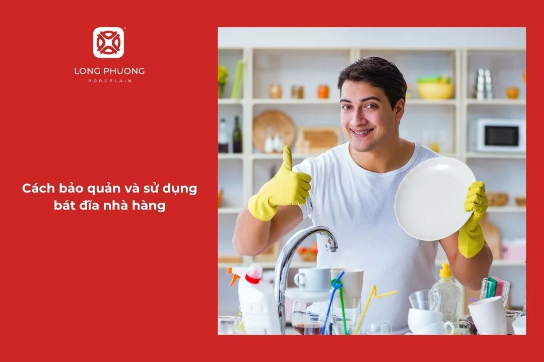cách bảo quản bát đĩa nhà hàng