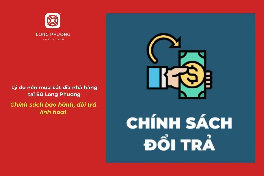 mua bát đĩa được đổi trả tại long phương