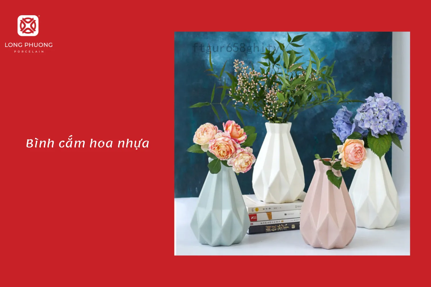 bình cắm bằng nhựa 