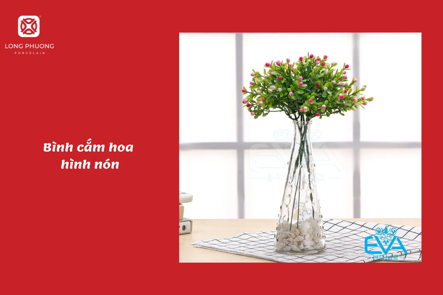 bình cắm hoa cổ tròn nhỏ 