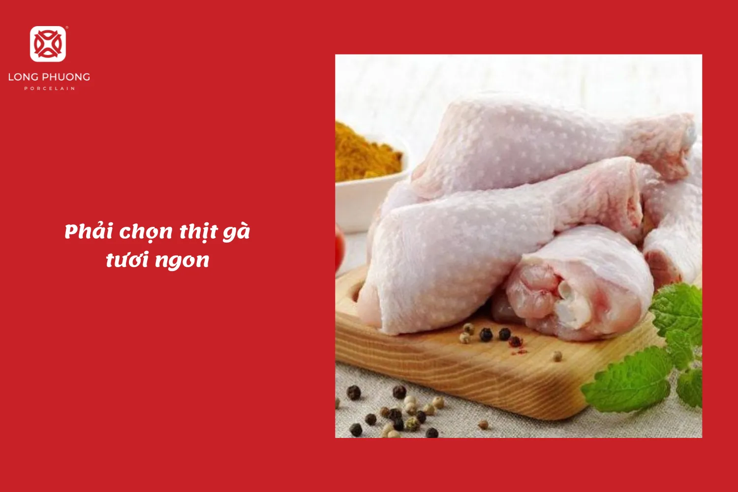 Chọn gà ngon quyết định độ ngon của món cháo gà nấm
