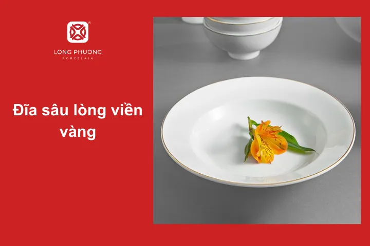 Đĩa sâu lòng phù hợp thưởng thức cà ri cừu, cừu hầm rượu vang