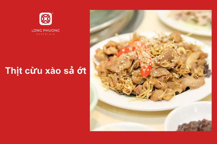 Thịt cừu làm món gì ngon? Thịt cừu xào sả ớt