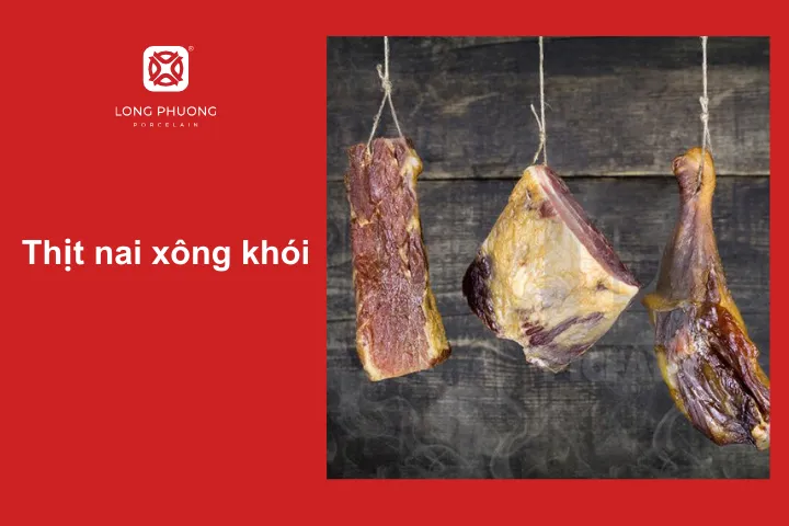 Thịt nai xông khói có hương vị độc đáo