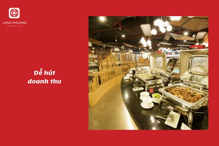 Phục vụ nhiều thực khách một lúc dễ tối ưu doanh thu hơn