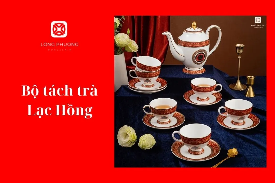 bộ ấm trà lạc hồng