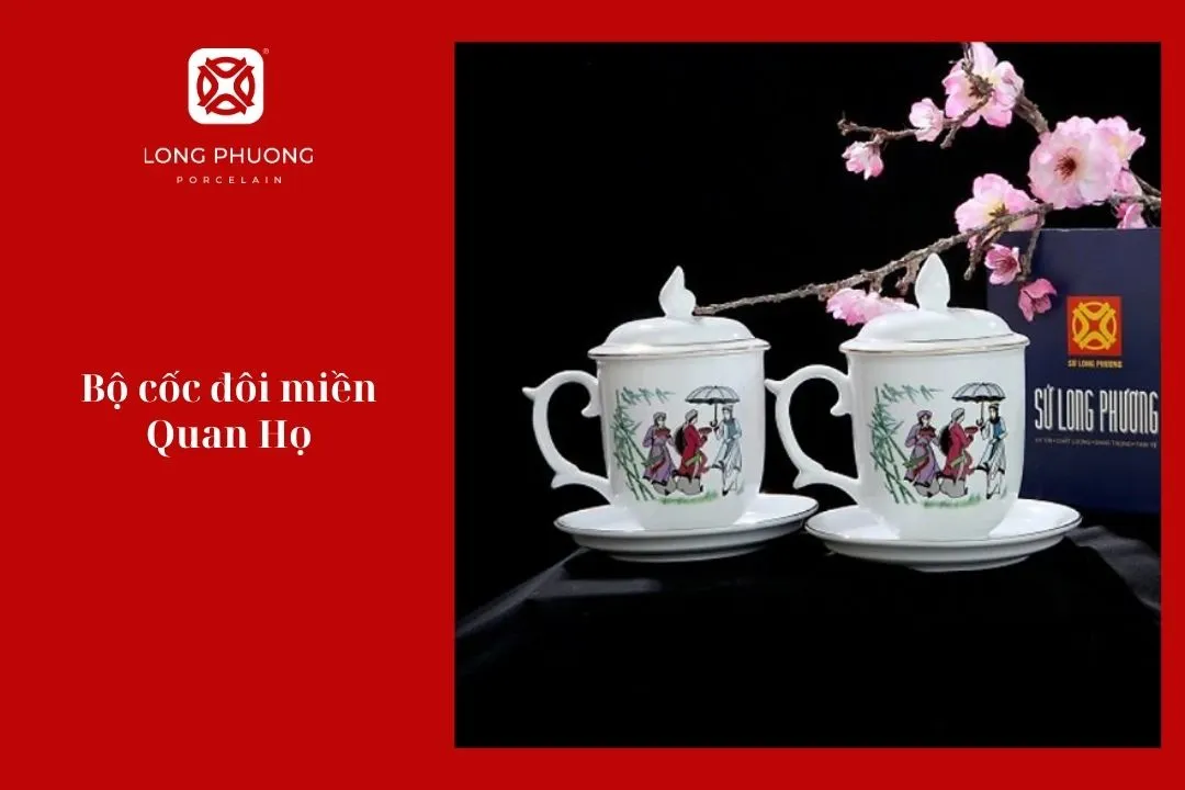 bộ cốc đôi quan họ