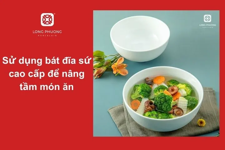 cách lựa chọn bát đĩa để trang trí