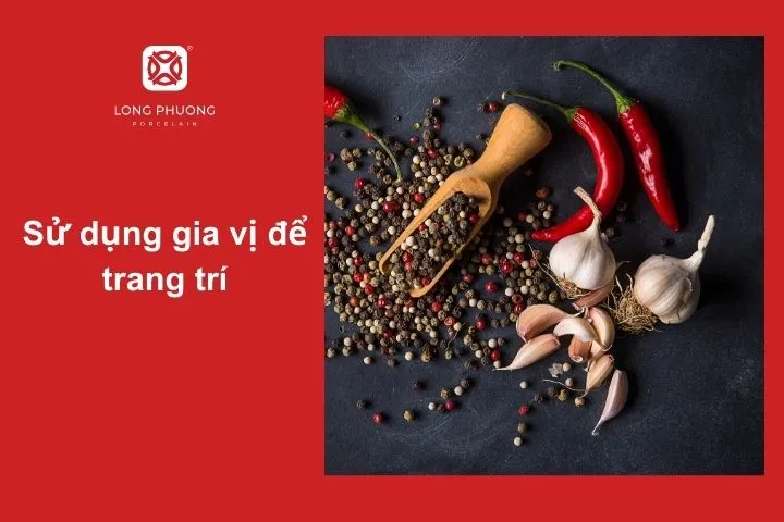Trang trí bằng gia vị không chỉ đẹp mà còn rất an toàn cho sức khỏe, tạo ra sự kết hợp giữa nghệ thuật và dinh dưỡng trong bữa ăn