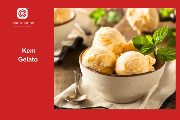 Hương vị ngọt ngào của kem Gelato không thể không lưu luyến