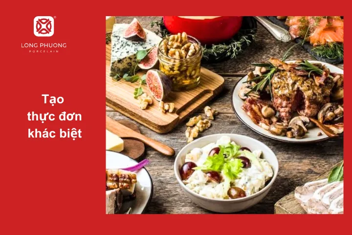 Một thực đơn đặc biệt tạo nên ấn tượng đối với khách hàng