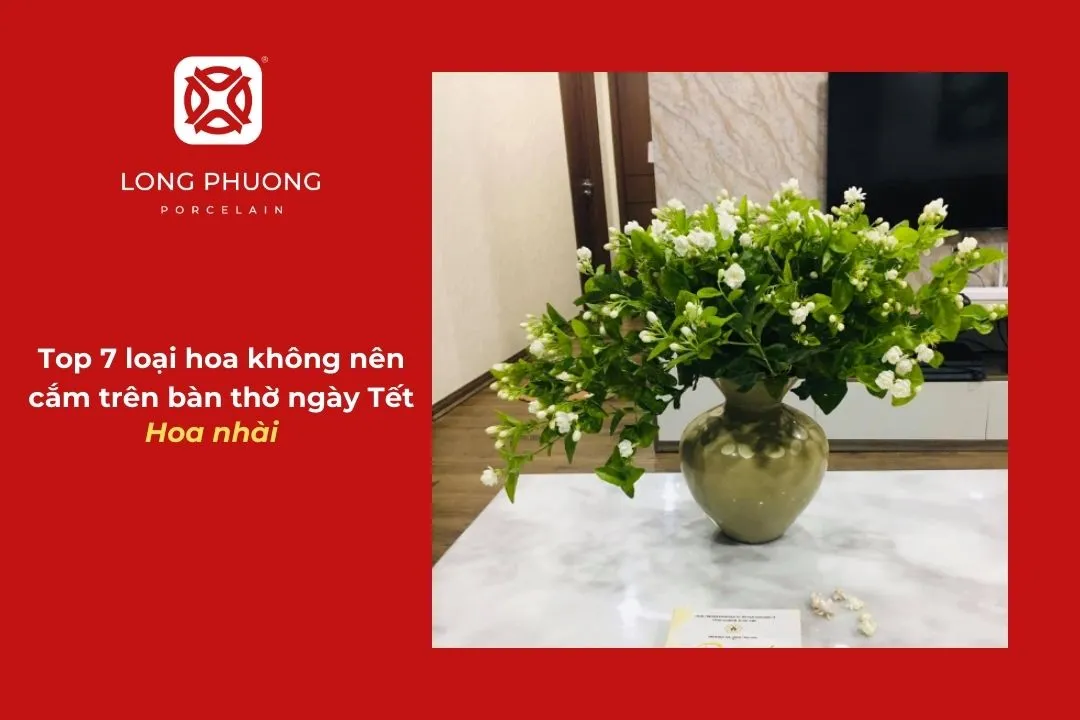 những mẫu hoa không nên cắm bàn thờ