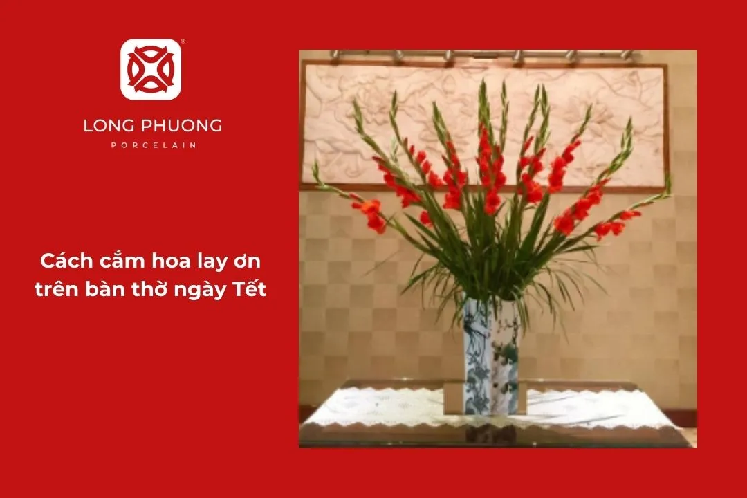 ban thừo gia tiên ngày tết cắm hoa gì