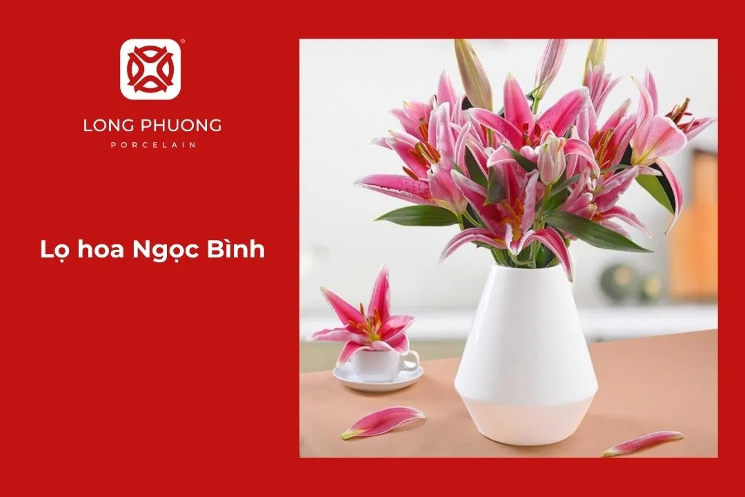 lọ hoa sứ ngọc bình