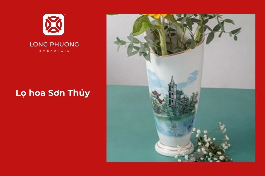 lọ hoa sơn thuỷ