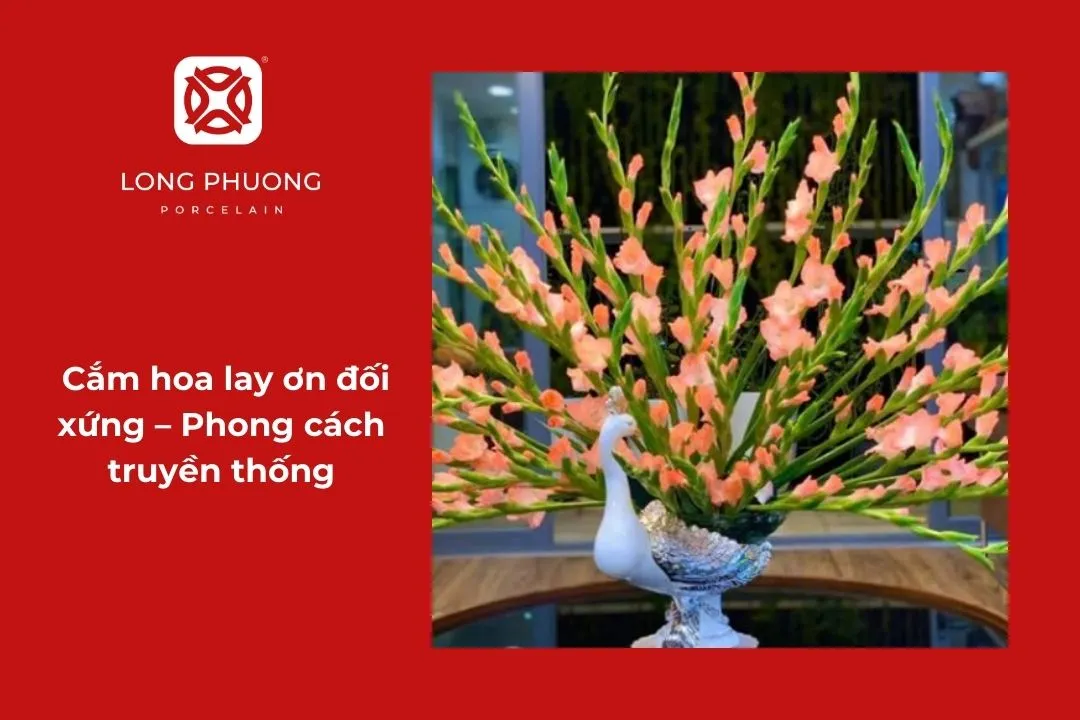cắm hoa dáng truyền thống