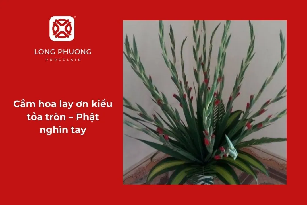 cắm hoa dáng phật nghìn tay