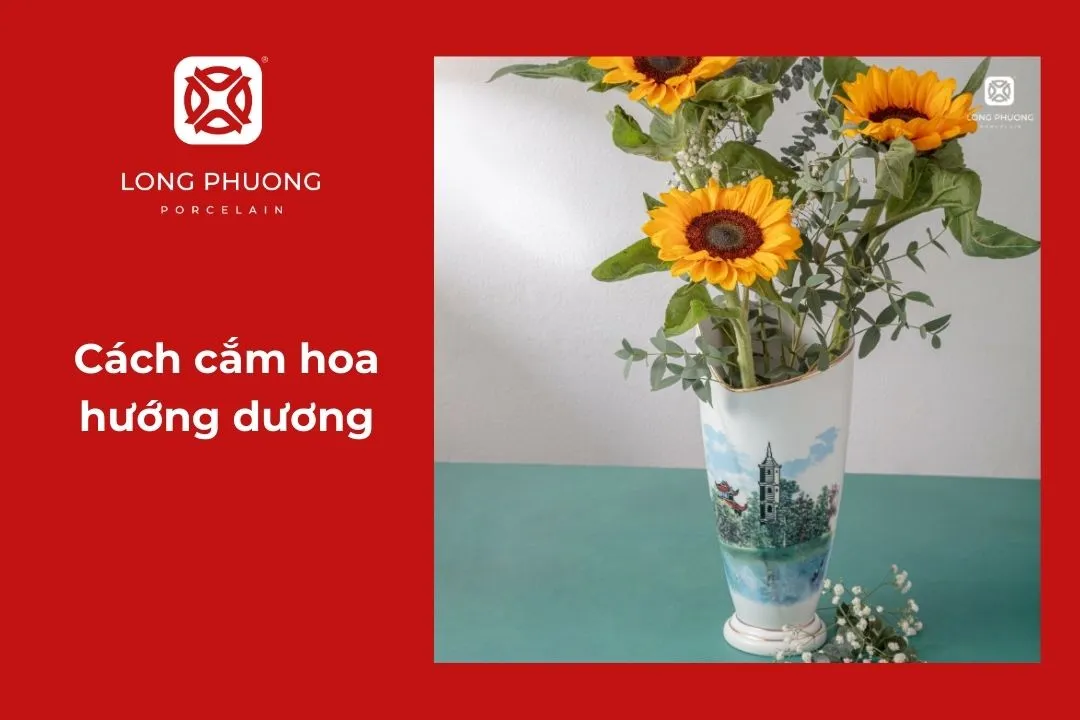 hướng dẫn cắm hoa hướng dương đẹp
