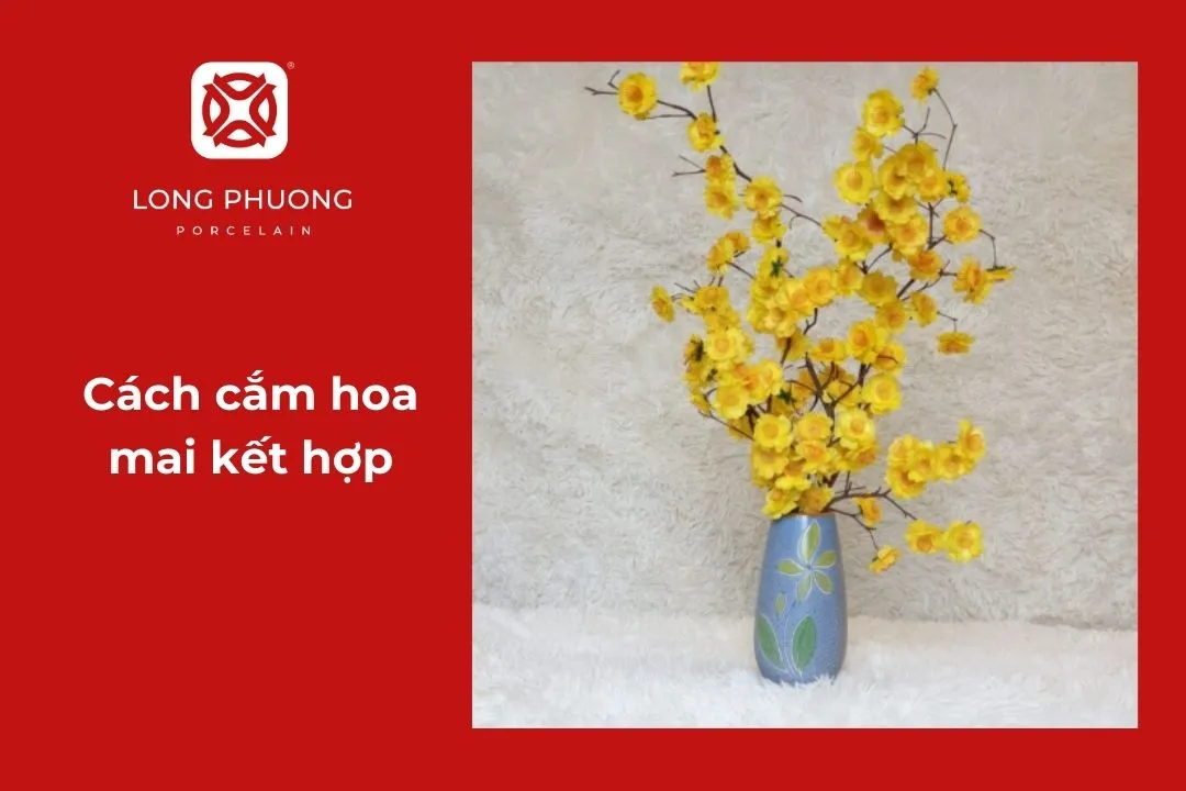 cắm hoa ngày tết để bàn