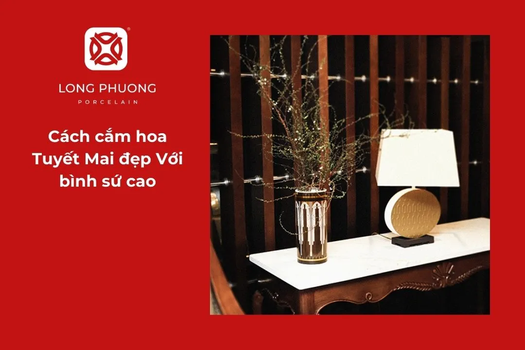 cách cắm hoa tuyết mai
