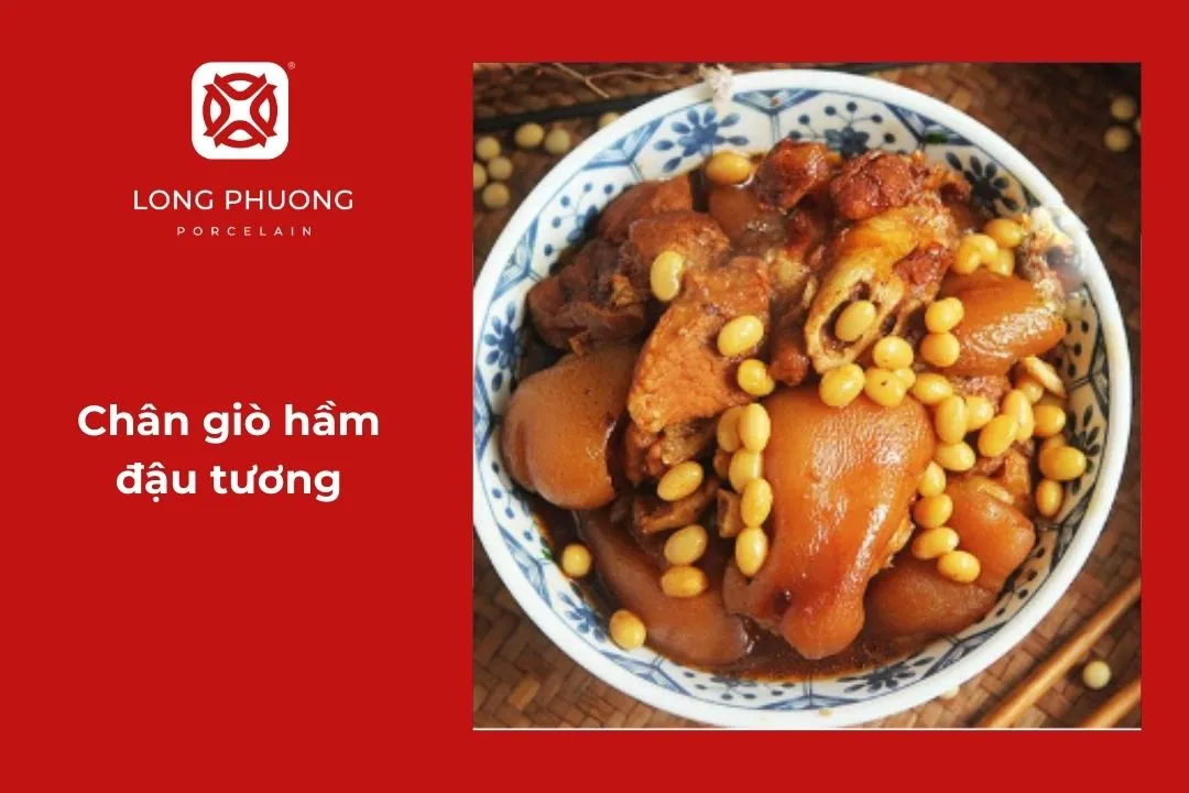 Chân giò hầm đậu tương