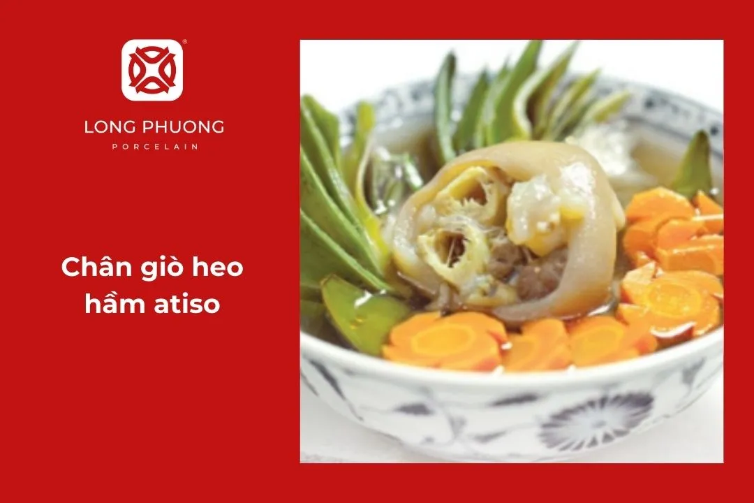 Chân giò heo hầm atiso