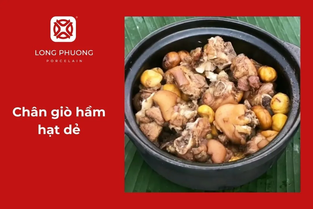 Chân giò hầm hạt dẻ