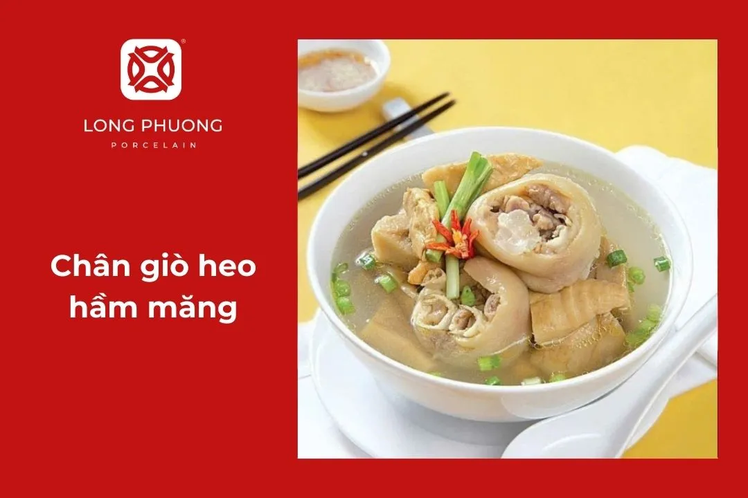 Chân giò heo hầm măng đậm đà