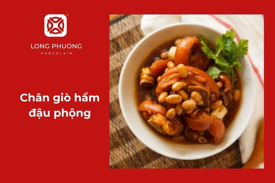 Chân giò hầm đậu phộng