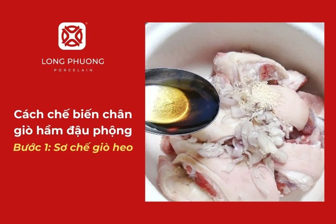 sơ chế chân giò