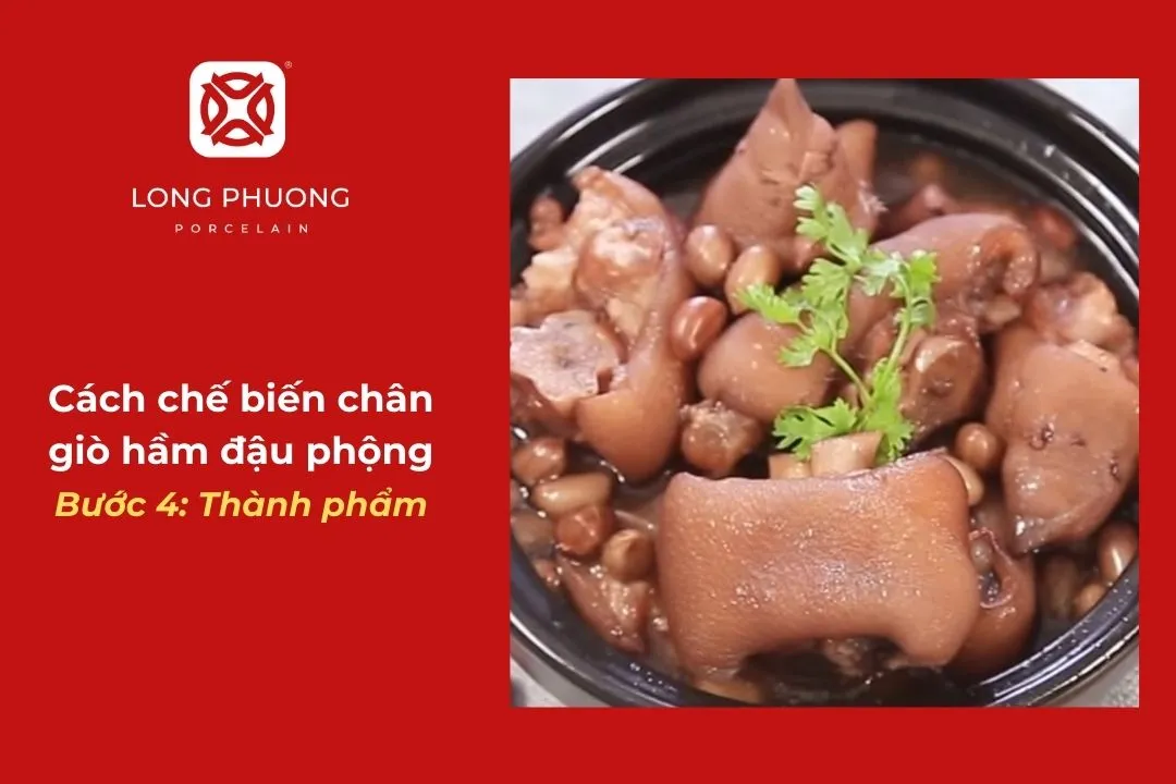chân giò hầm đậu phộng thơm ngon
