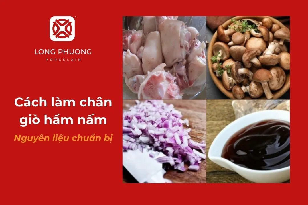 Mẹo làm chân giò hầm nấm thơm ngon