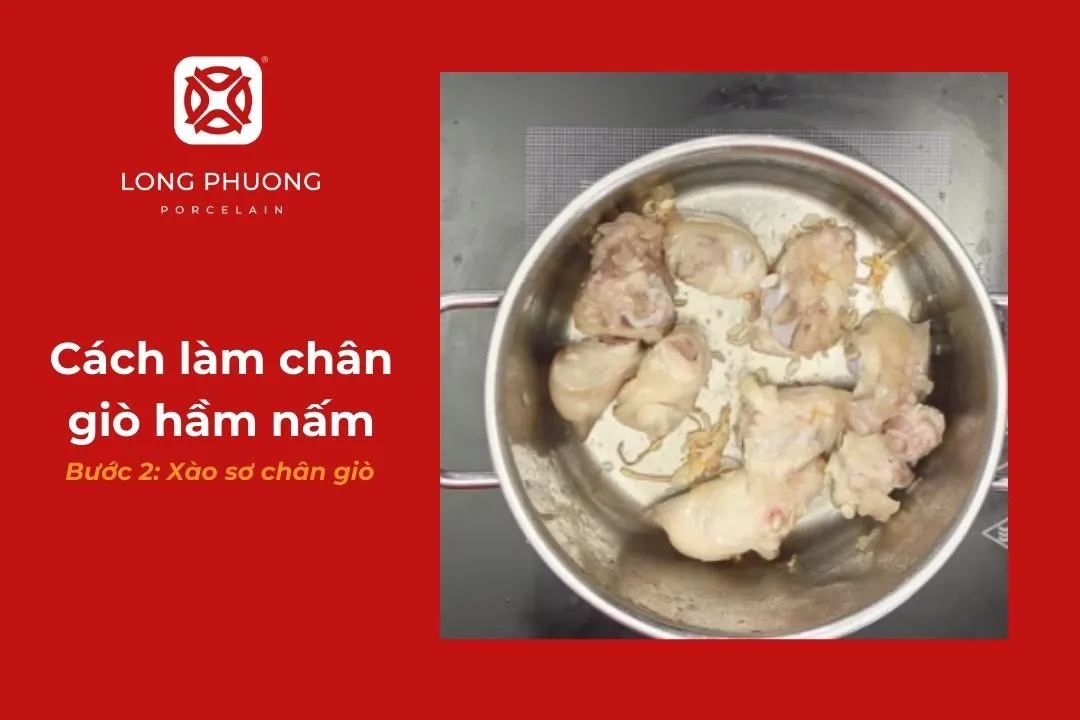Bí quyết nấu chân giò hầm nấm mềm thơm
