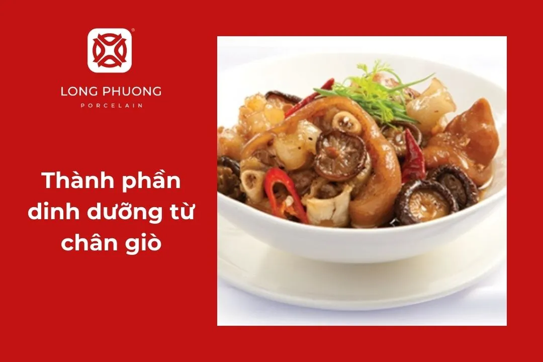 thành phần dinh dưỡng của chân giò