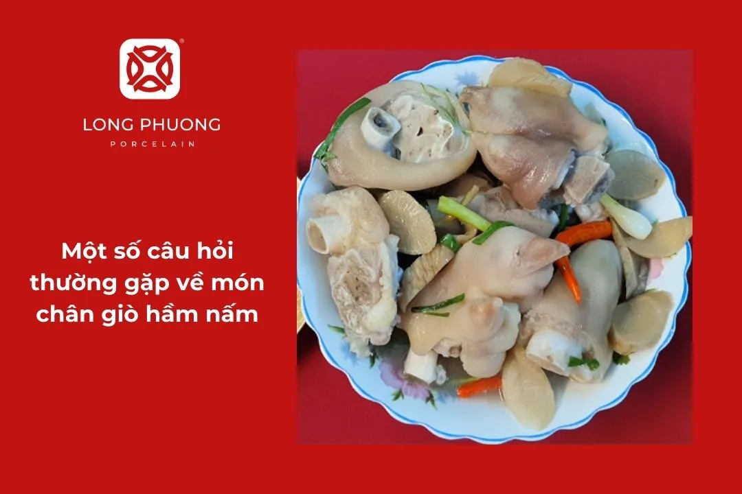 Hương vị tuyệt vời của chân giò hầm nấm