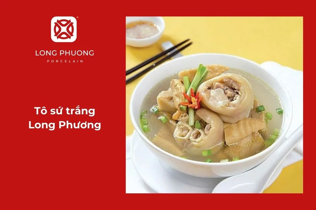 tô sứ đựng chân giò hầm