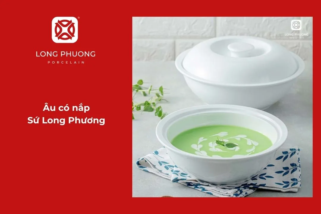 bày trí chân giò hầm trong âu sứ