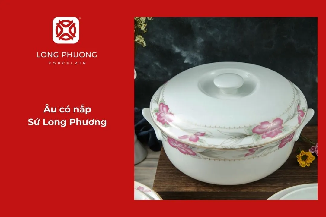 âu sứ hoa hồng