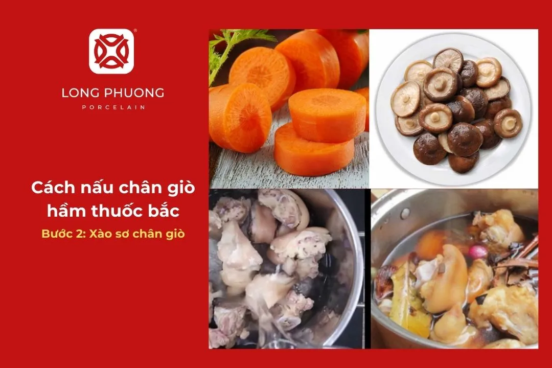 hướng dẫn cách làm chân giò hầm thuốc bắc