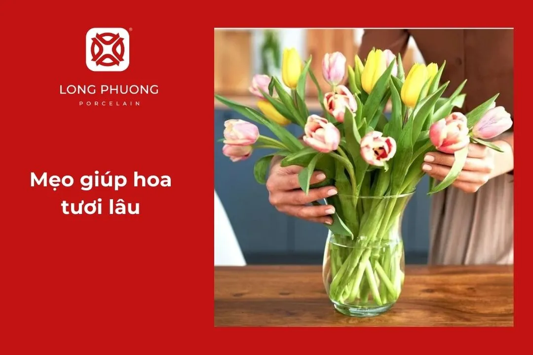 Mẹo giúp hoa tươi lâu hơn