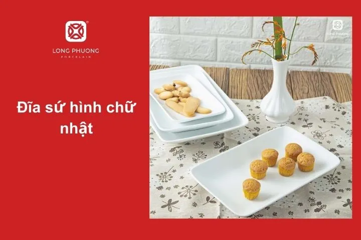 Kiểu dáng dài, rộng giúp bày biện món ăn gọn gàng và thẩm mỹ hơn